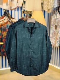 China Pure Black Magnet Cotton Full sleeve Shirt