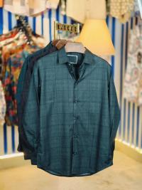 China Pure Black Magnet Cotton Full sleeve Shirt