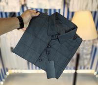 China Pure Black Magnet Cotton Full sleeve Shirt