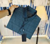 China Pure Black Magnet Cotton Full sleeve Shirt