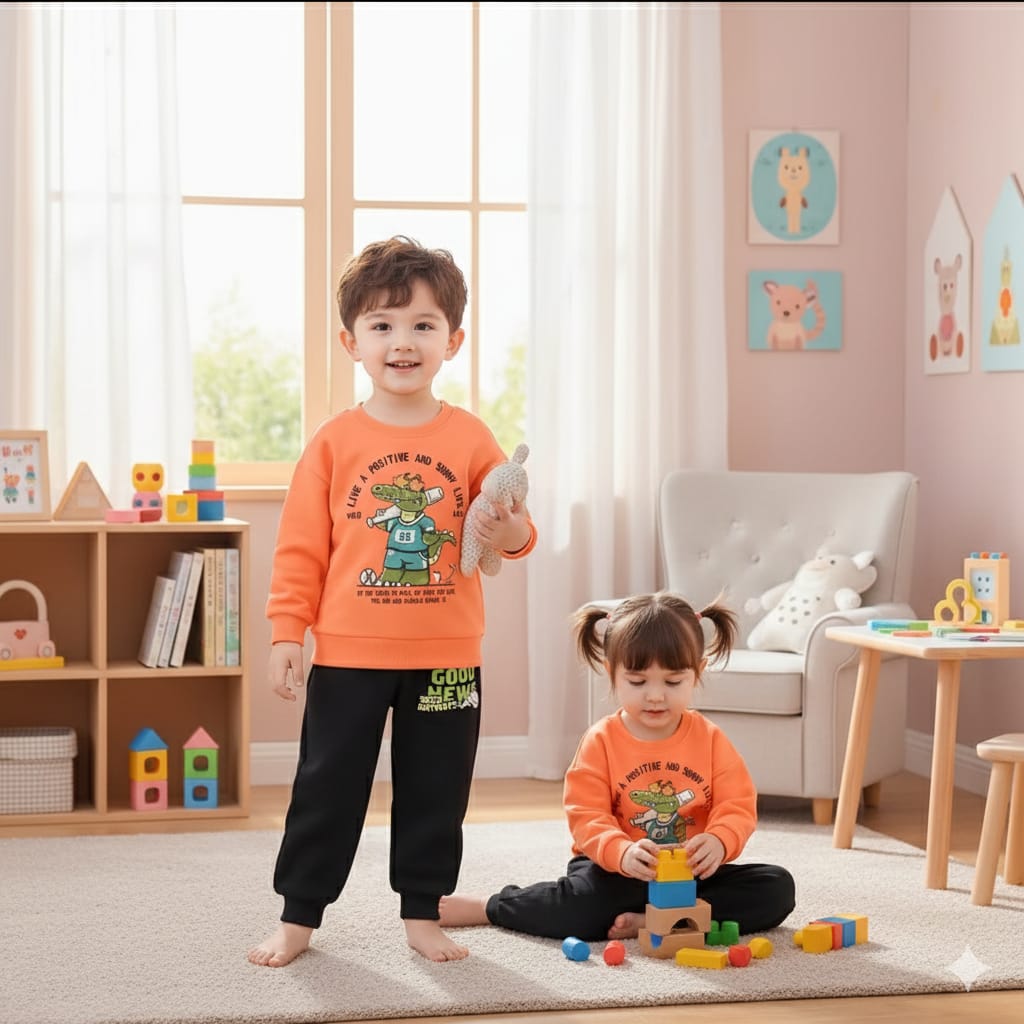 Kids Sweatshirt and Trouser Set