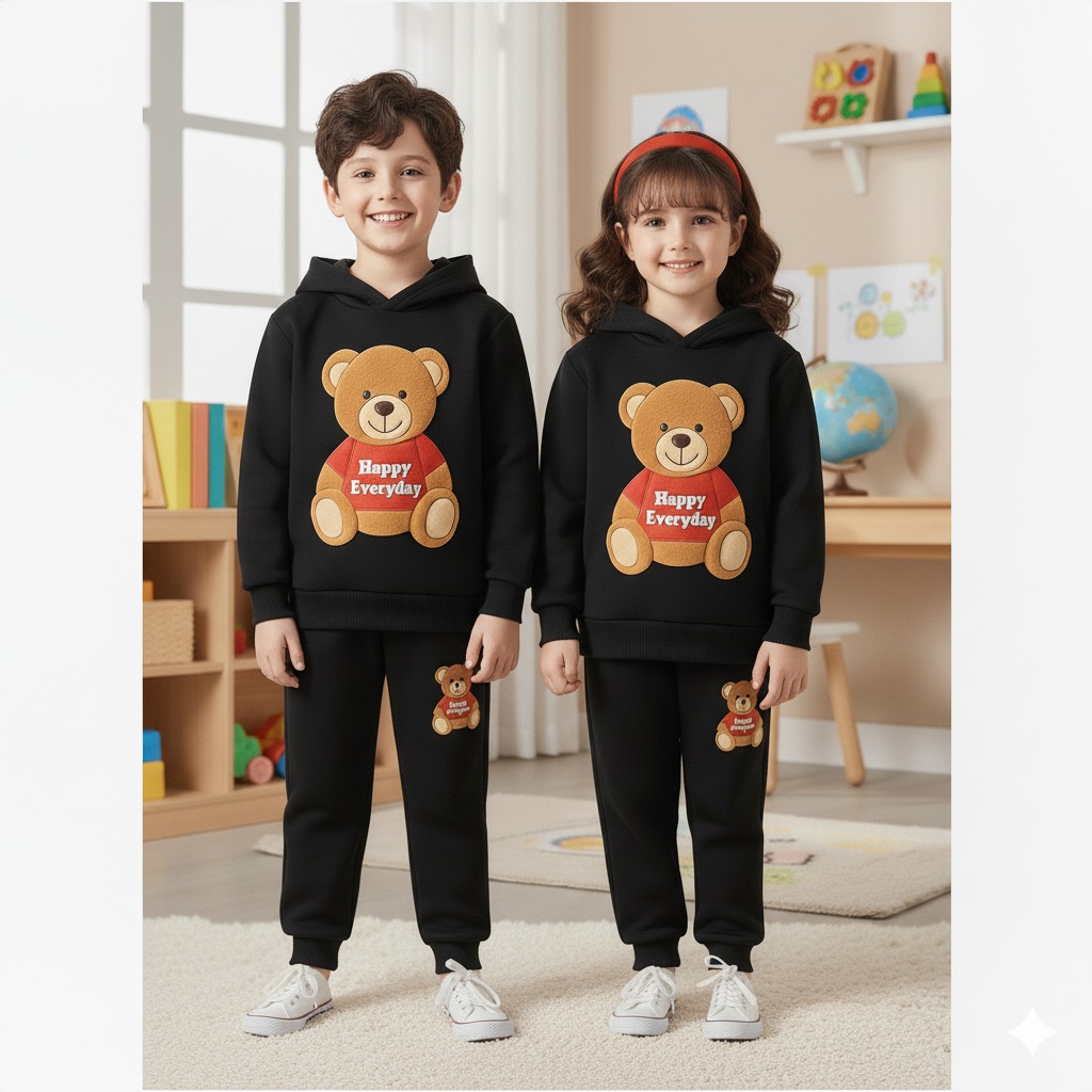 বেবি হুডি সেট (১টি হুডি এবং ১টি প্যান্ট)