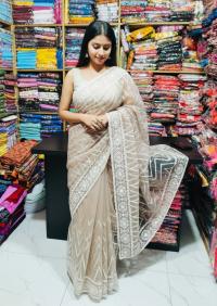 Georgette Organza Saree