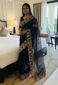 Georgette Organza Saree