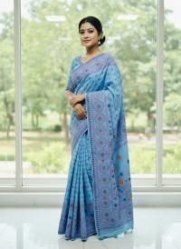 Premium Silk Boutique Skin Print Shari