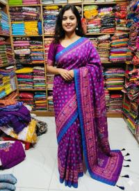 Premium Silk Boutique Skin Print Shari