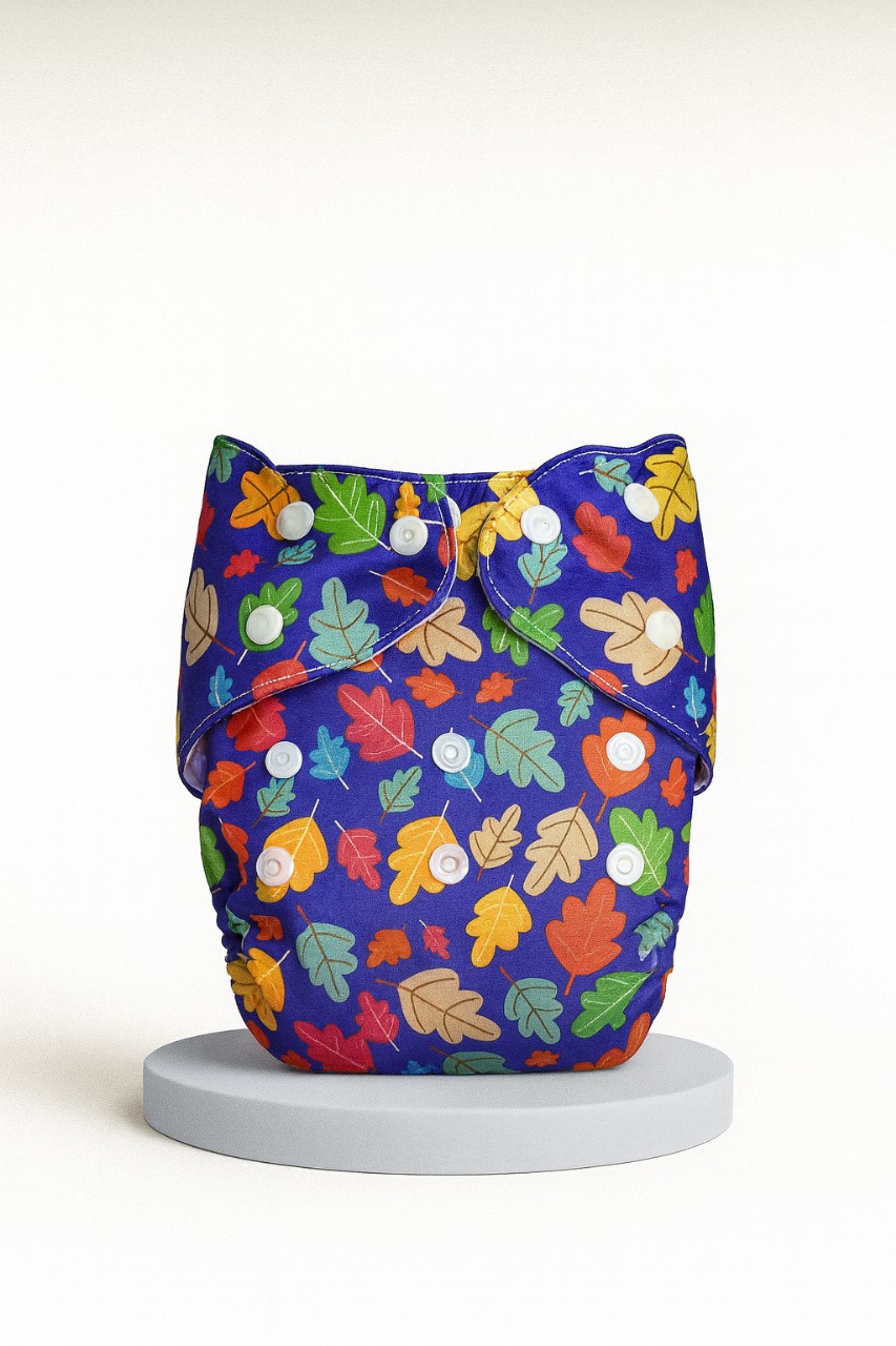 Washable Diaper (Knitted Fabric) – with 2 Pads