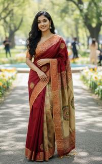 Premium Dhupiyan Silk Sharee