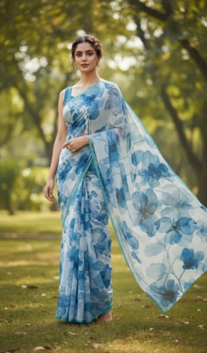 Classic  Georgette Sharee