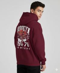 Drop Shoulder Hoodie for Men and Women
