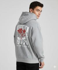 Drop Shoulder Hoodie for Men and Women