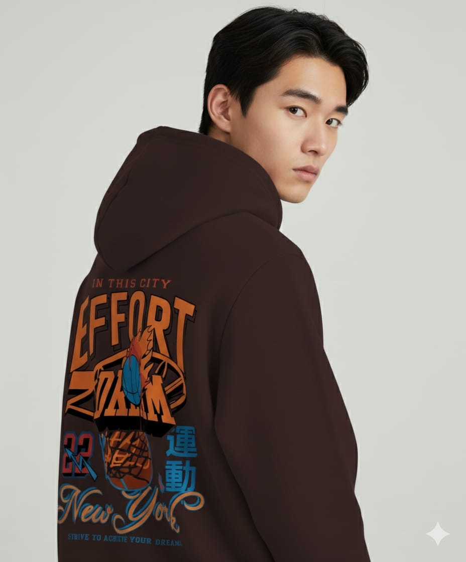 Drop Shoulder Hoodie for Men and Women