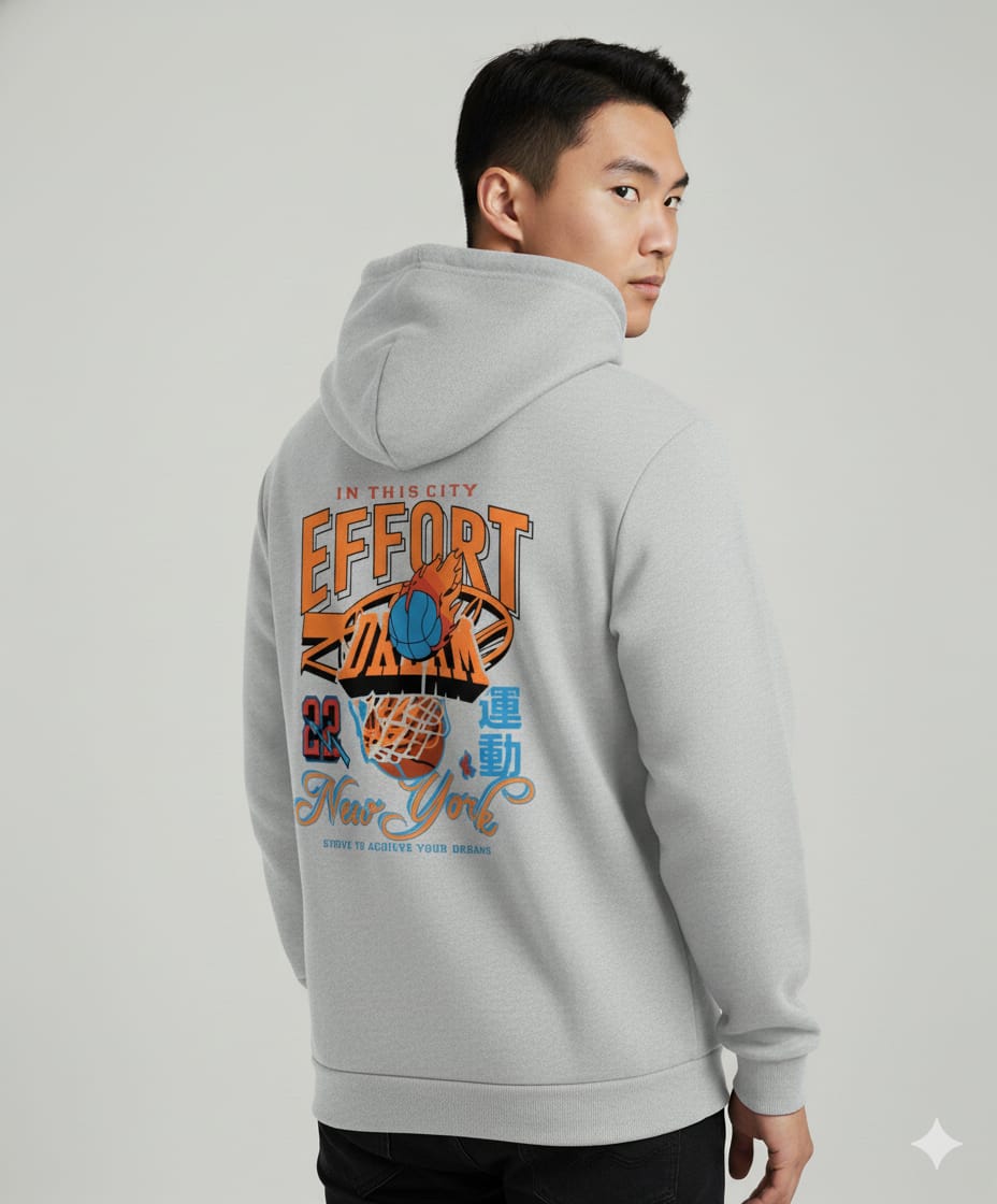 Drop Shoulder Hoodie for Men and Women