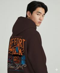 Drop Shoulder Hoodie for Men and Women