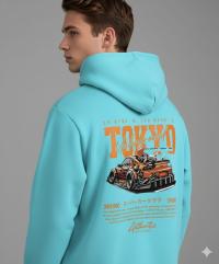 Drop Shoulder Hoodie for Men and Women