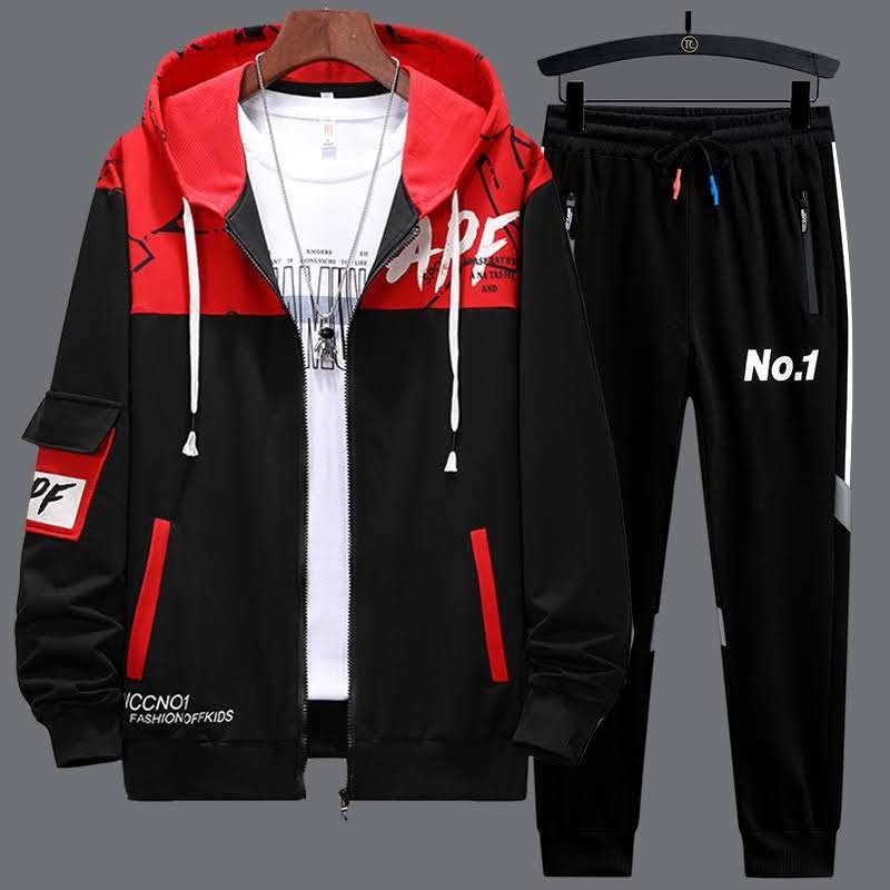 Stylish Export design Hoodie with pant Set for man