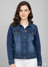 Ladies Premium Denim Jacket