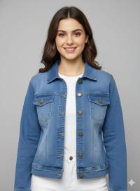 Ladies Premium Denim Jacket