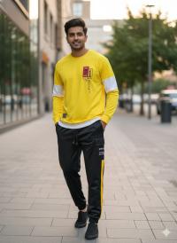 Full Sleeve Tshirt and Trouser Set