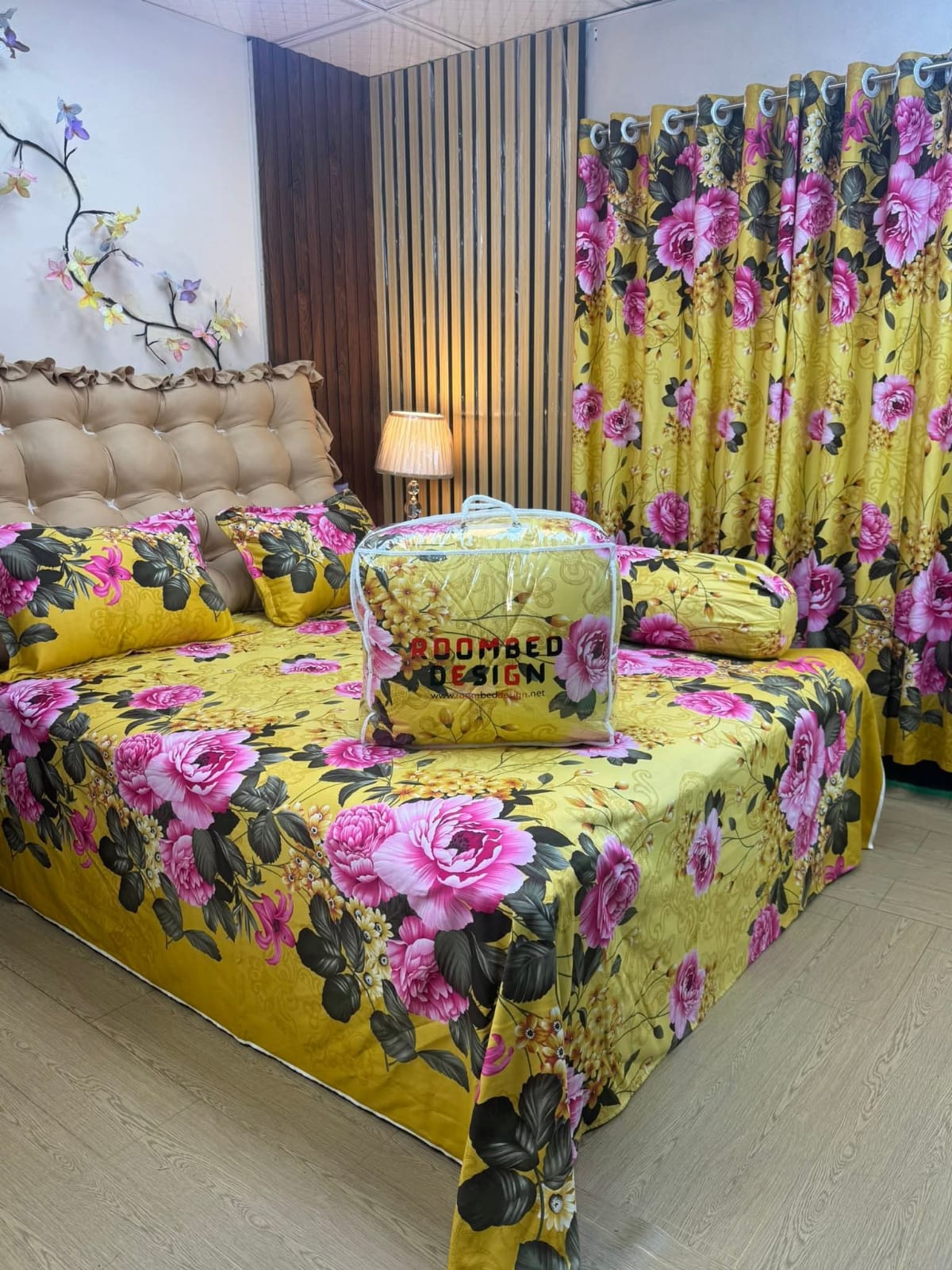 লাক্সারি ৫ পিস কম্ফর্টার সেট | কিং সাইজ বেডশীট ও কাভার সহ (৭/৭.৫ ফিট কম্ফর্টার)