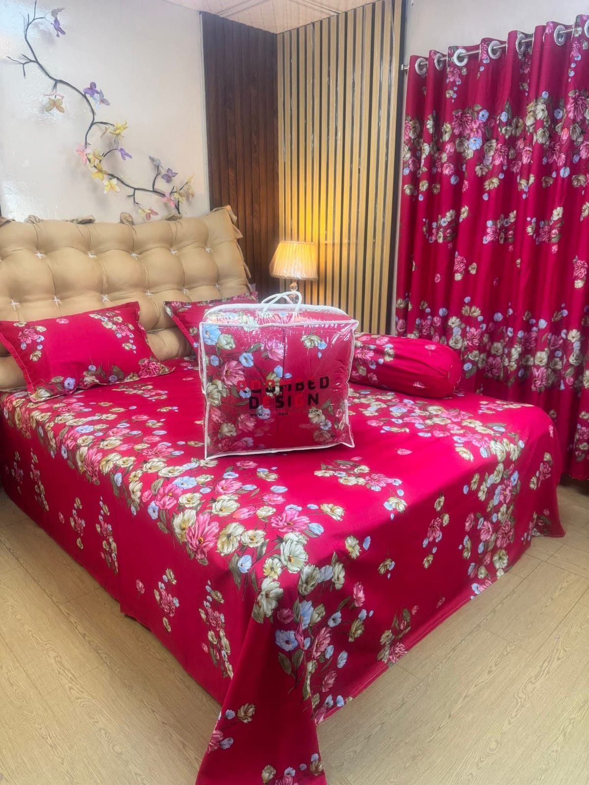 লাক্সারি ৫ পিস কম্ফর্টার সেট | কিং সাইজ বেডশীট ও কাভার সহ (৭/৭.৫ ফিট কম্ফর্টার)