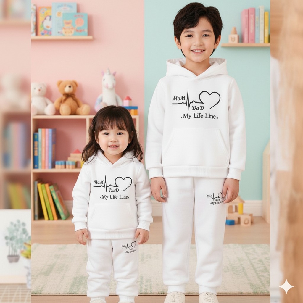 Elegant Stylish Baby Hoodie Set