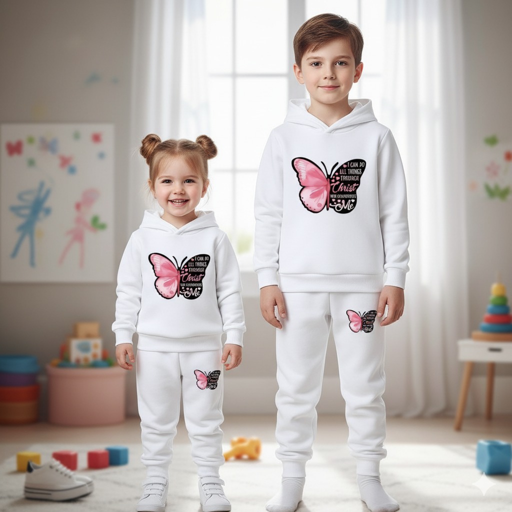 Elegant Stylish Baby Hoodie Set