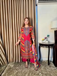 Indian Weightless Georgette Three-Piece