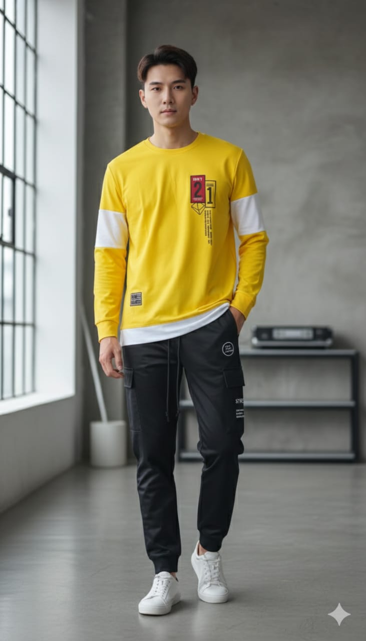 Full Sleeve Tshirt and Trouser Set