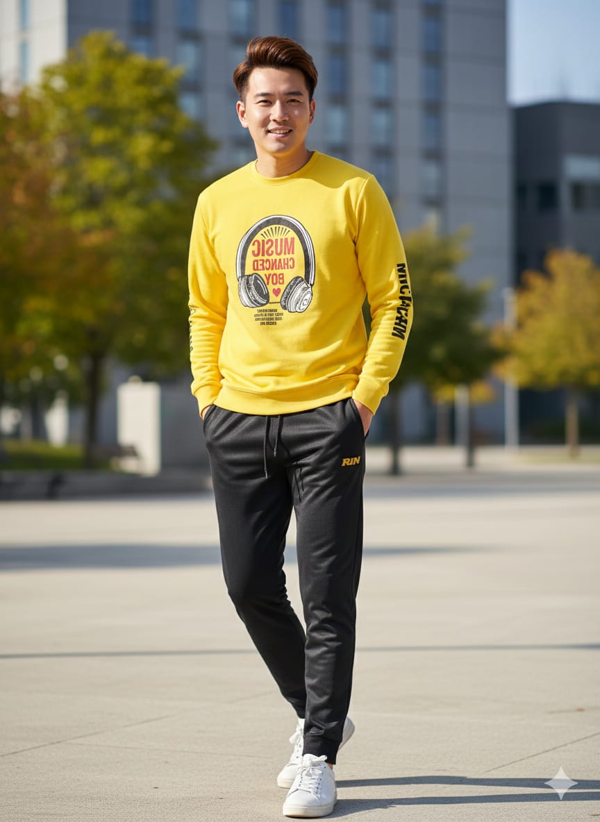 Full Sleeve Tshirt and Trouser Set