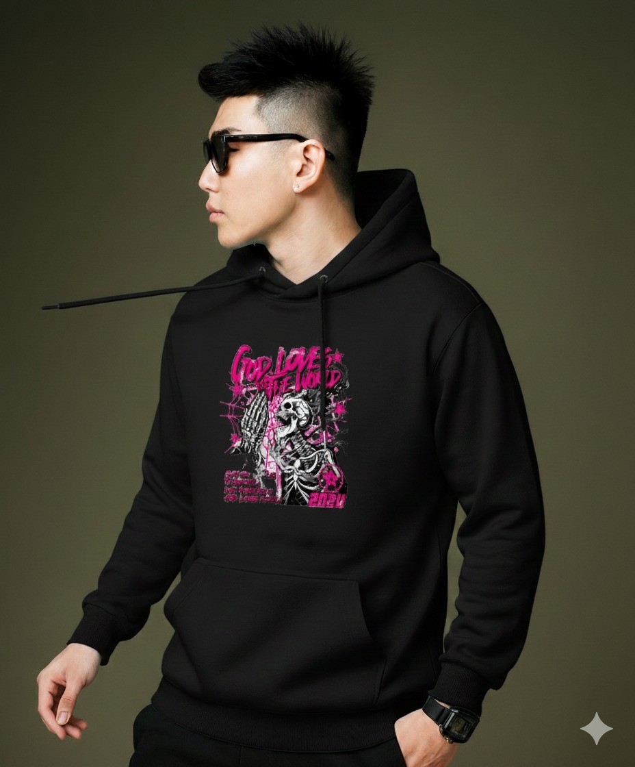 Drop Shoulder Hoodie for Men and Women