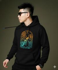 Drop Shoulder Hoodie for Men and Women