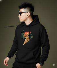 Drop Shoulder Hoodie for Men and Women