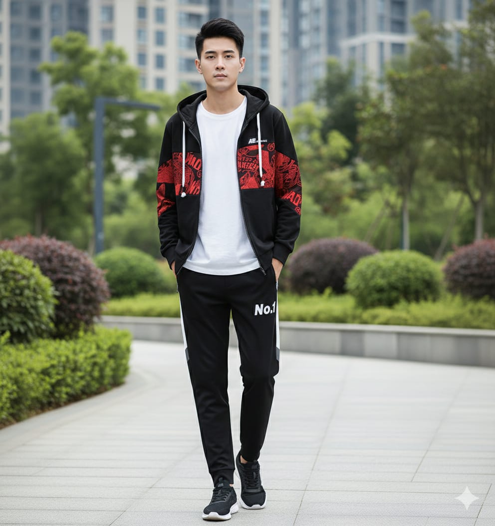 Hoodie and Trouser Combo Set