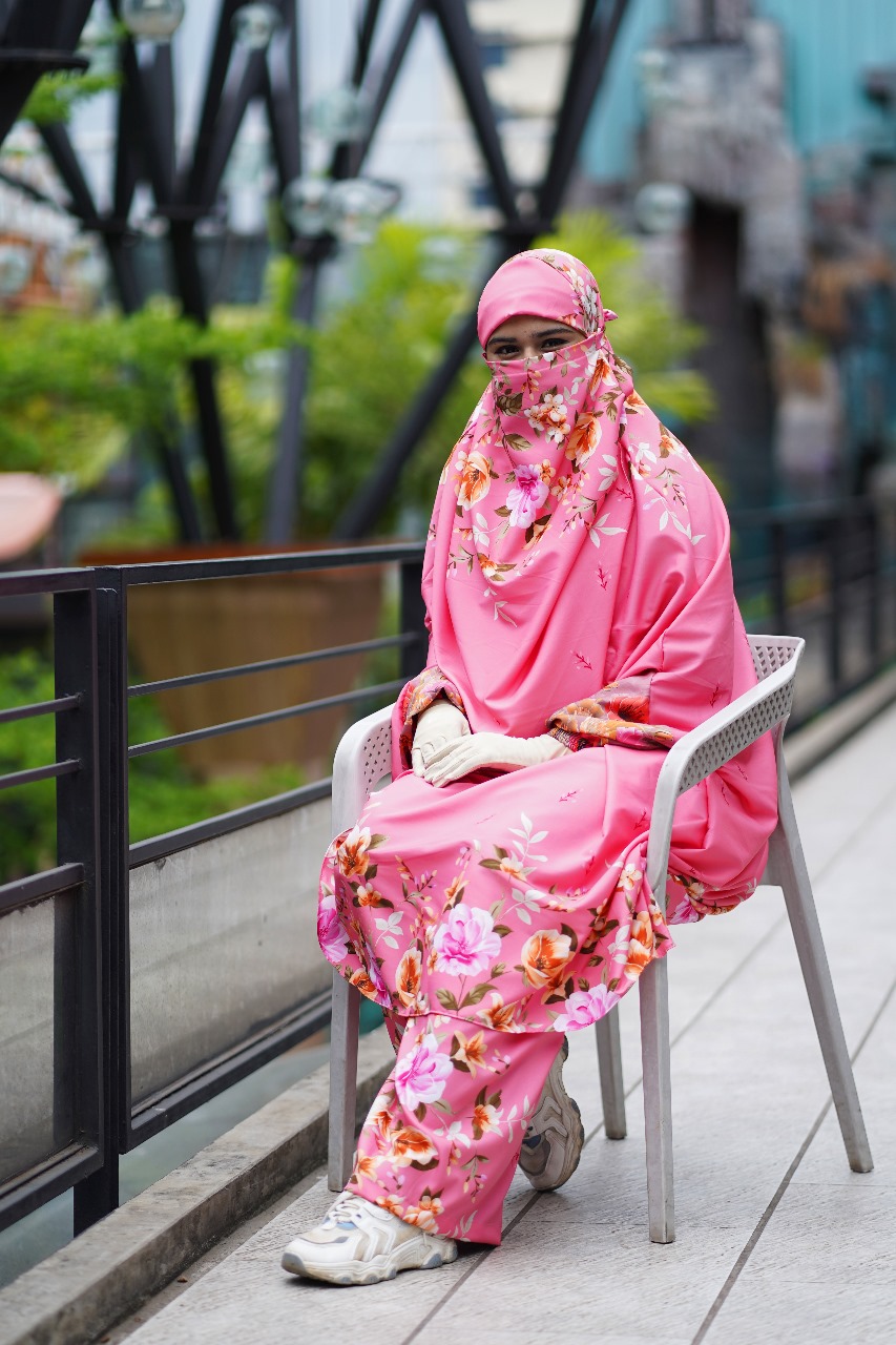 প্রিমিয়াম কোরিয়ান রেয়ন লাক্সারি প্লাজু সেট | দীর্ঘ কাট, ফ্লোয়ি ডিজাইন ও বিশাল ঘের | নিকাব সহ এলিগেন্ট আউটফিট