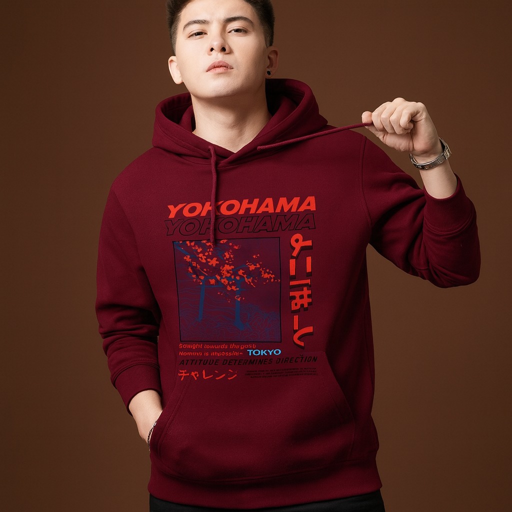 Drop Shoulder Hoodie for Men and Women