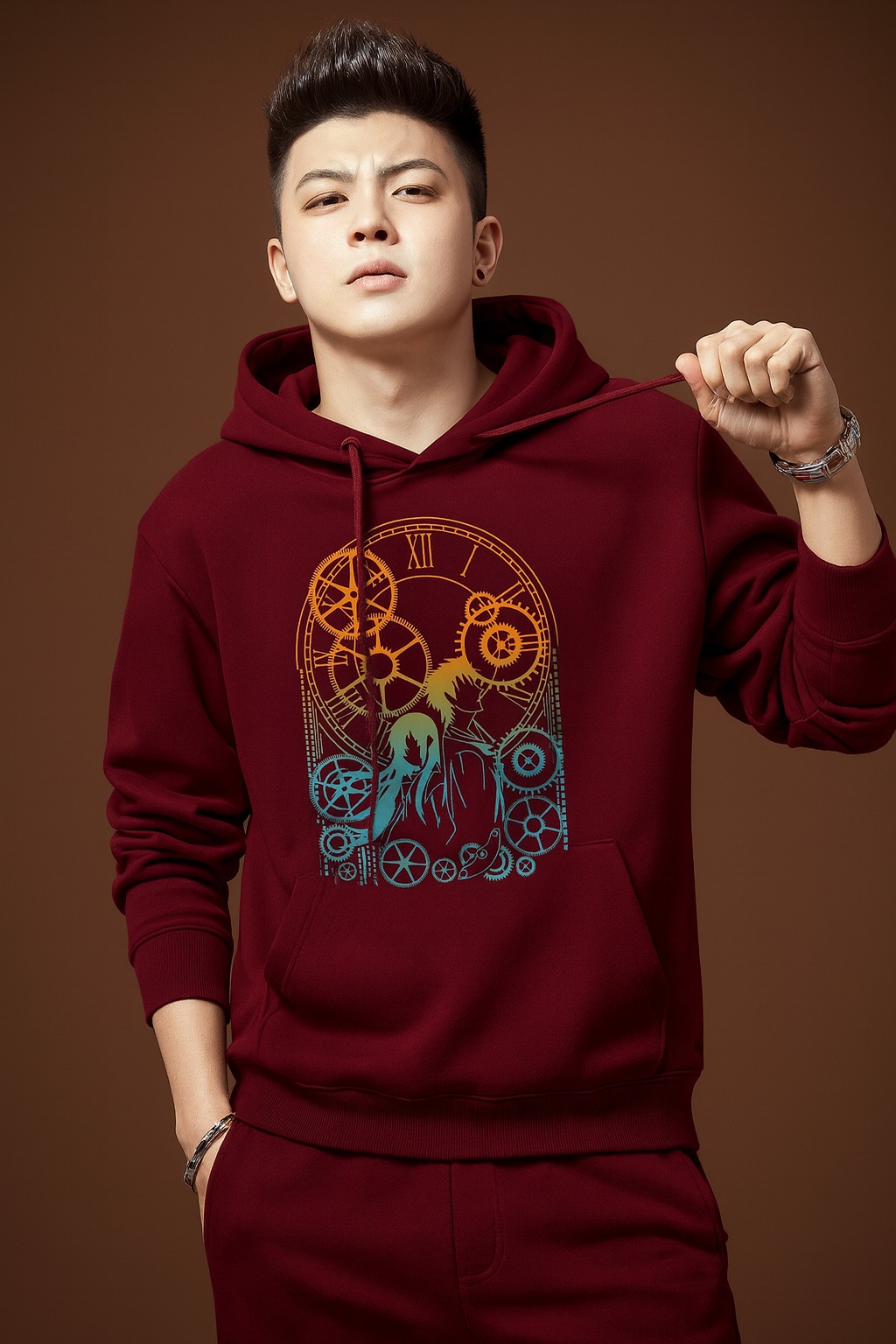 Drop Shoulder Hoodie for Men and Women