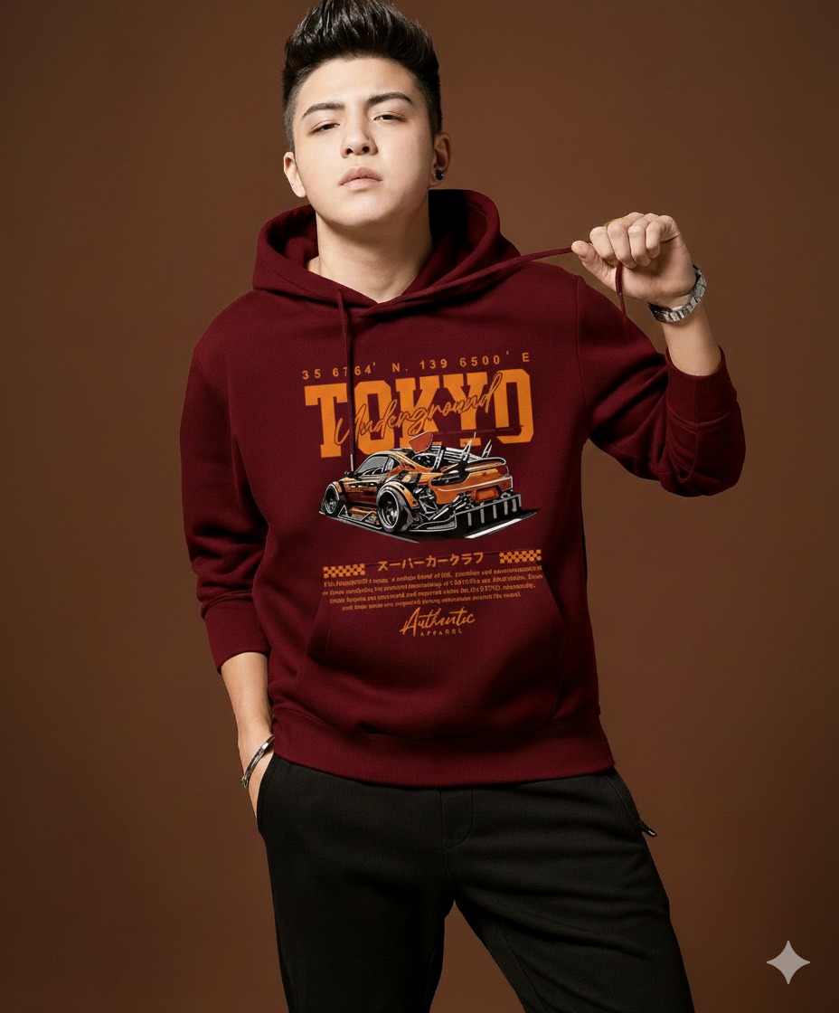 Drop Shoulder Hoodie for Men and Women