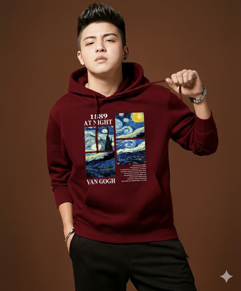 Drop Shoulder Hoodie for Men and Women