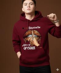 Drop Shoulder Hoodie for Men and Women