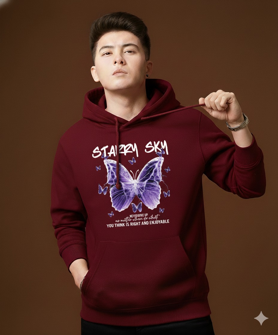 Drop Shoulder Hoodie for Men and Women