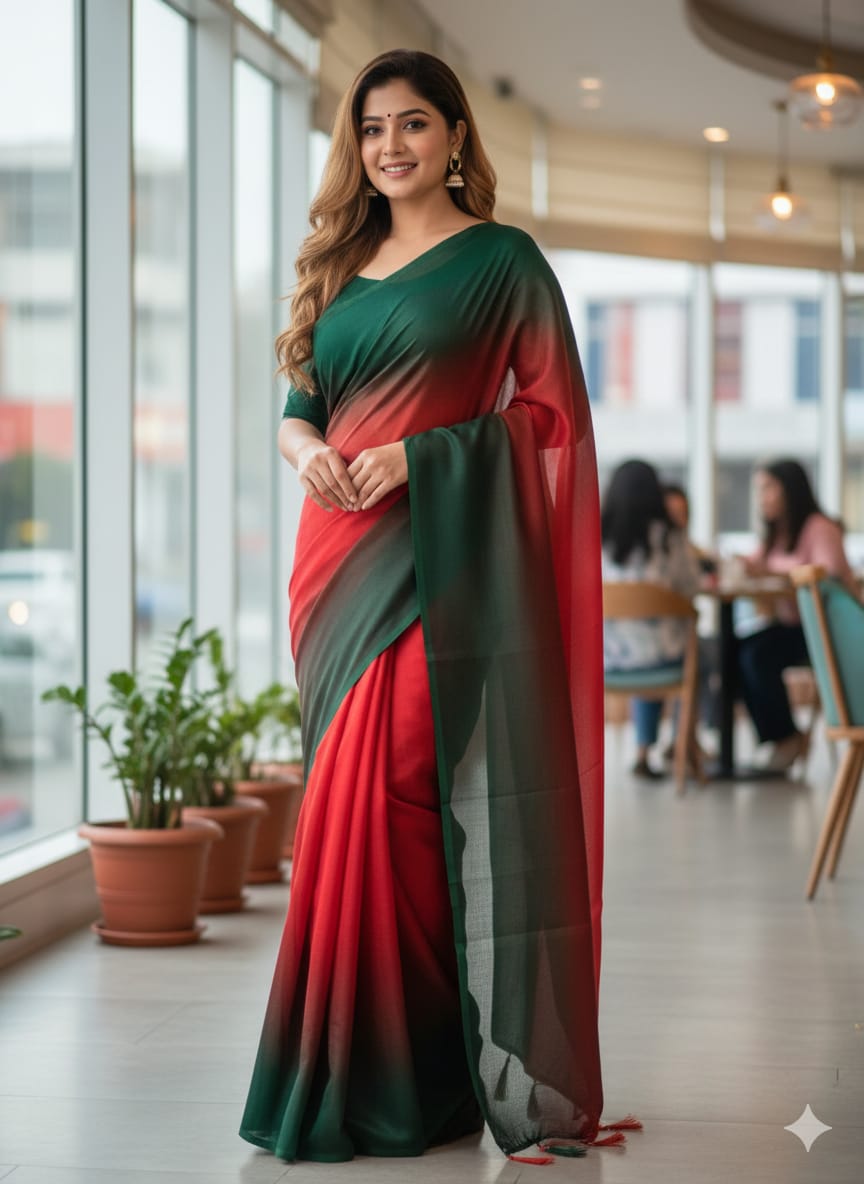 Chanderi silk saree