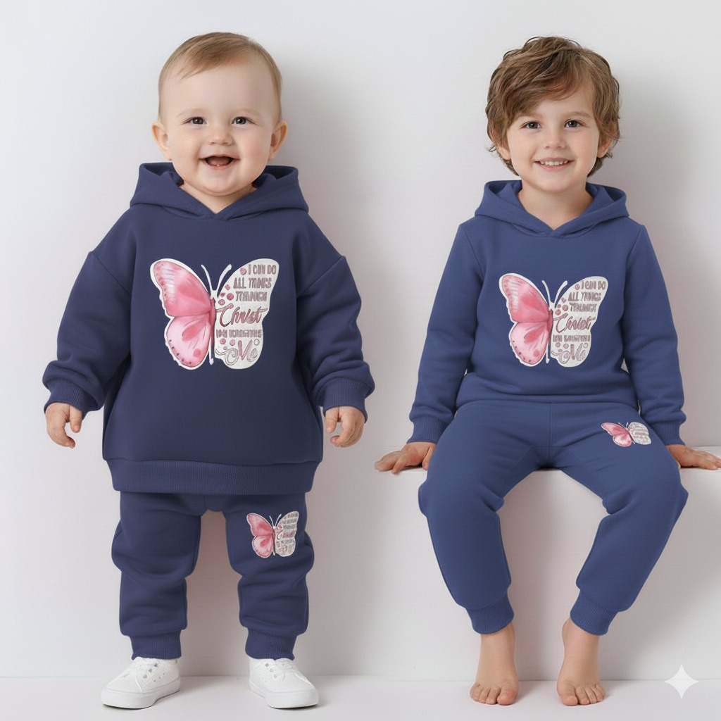 Elegant Stylish Baby Hoodie Set 25602