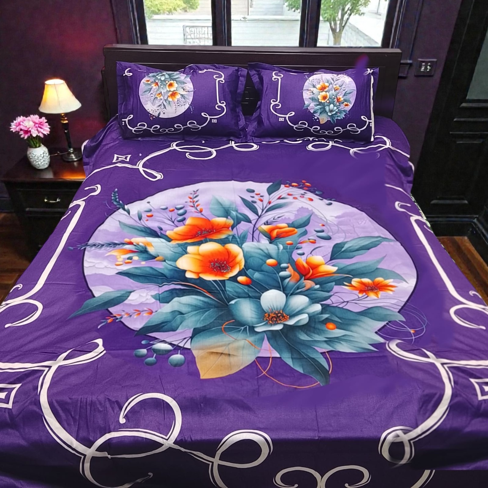 Panel Cotton Bed-sheet