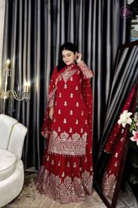 Premium Soft Jorjet Three piece