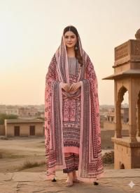 Ready Made Pure dubai silk Digital Print Three Piece 25736