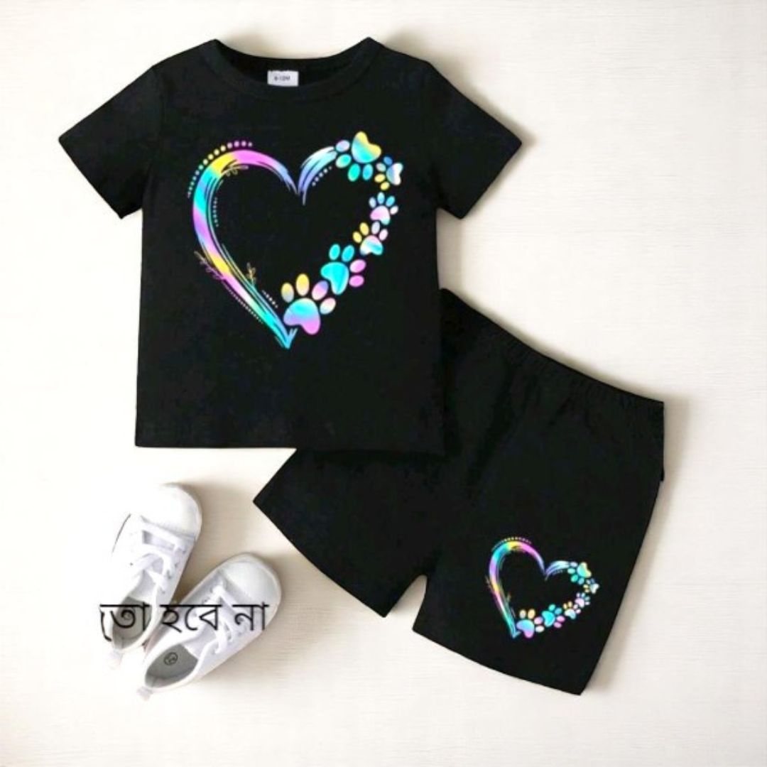 Half Sleeve T-shirt & Pant Set