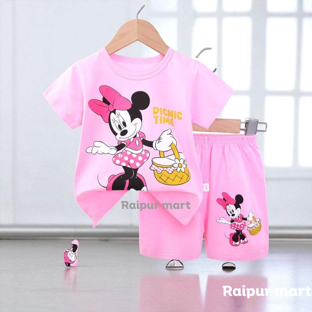 Half Sleeve T-shirt & Pant Set