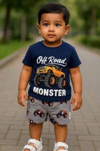 Half Sleeve T-shirt & Pant Set