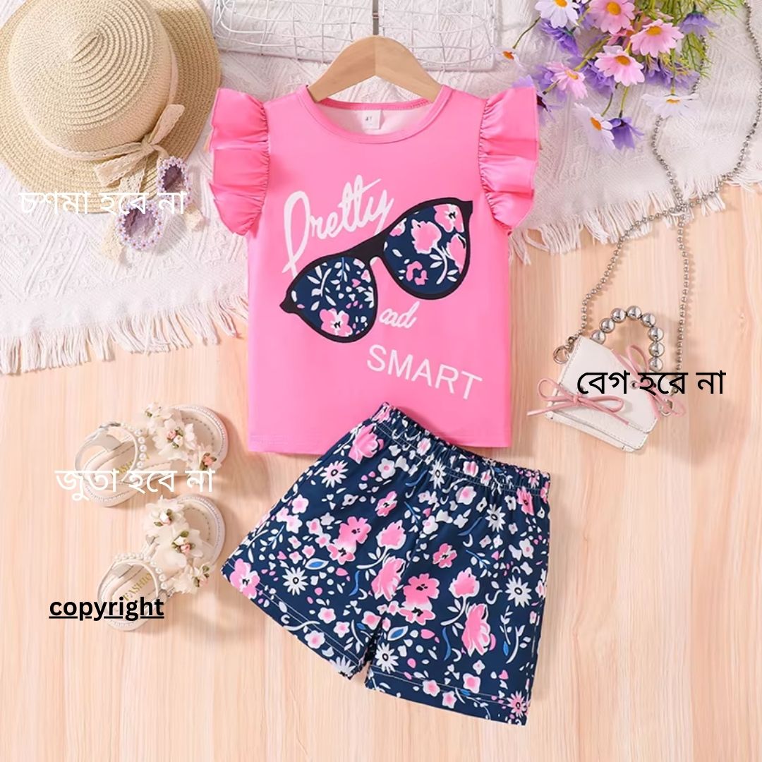 Half Sleeve T-shirt & Pant Set